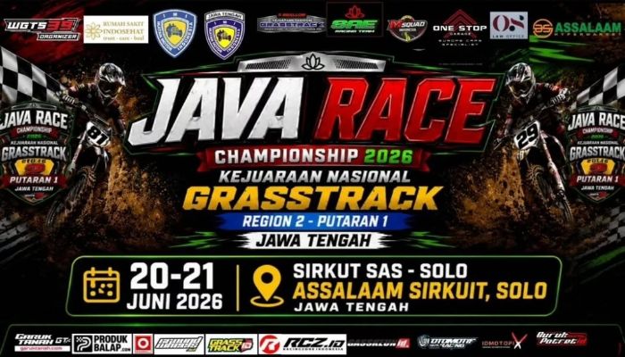 Ojo Lali.! Java Race Championship 2026 Kejurnas Grasstrack Region 2 Putaran 1 Siap Hadir Solo Akhir Pekan Ini.
