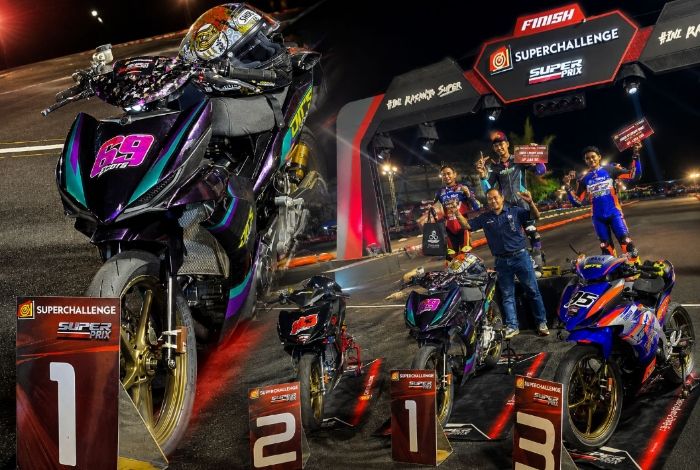 Seru Sekali ! Aldiaz Aqsal “Dits Racing” Podium Juara MP1 Expert Superprix 2026 Malang, Mekanik Leon Racetech Hadir Langsung