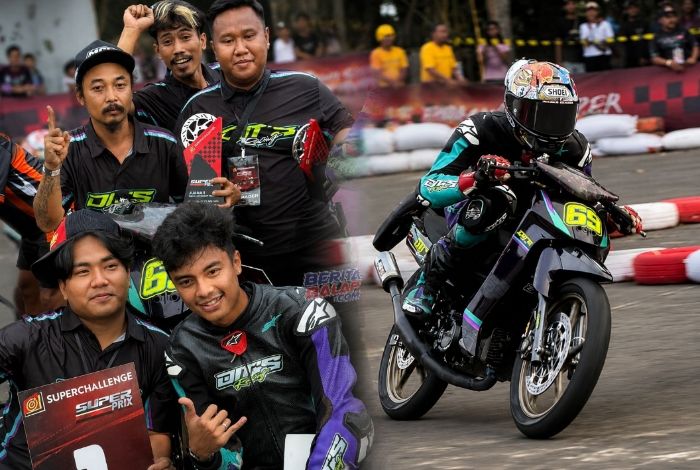 Bengkel Nto2 Racing Makin Jos, Aldiaz Aqsal ‘Dits Racing’ Jawara Bebek 2 Tak Superprix 2026 Malang