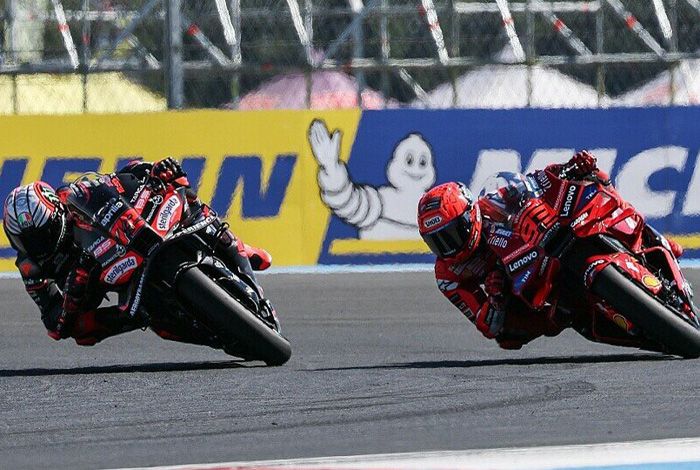 Aprilia Makin Percaya Diri, Ingin Marquez Segera Pulih dan Melawannya Dalam Performa Terbaik