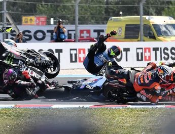 Bos Aprilia Marah Besar, Katakan Tindakan Sangat Bodoh Jorge Martin Hingga 3 Aprilia Crash MotoGP Hungaria