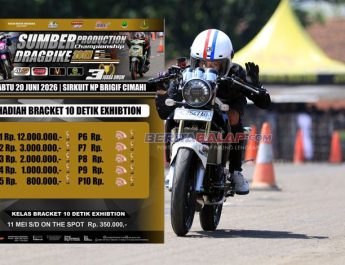 Sumber Production Drag Bike Championship 2026 Cimahi : Ada 3 JU dan Hadiah Rp 12 Juta Bagi Pemenang Kelas Exhibition