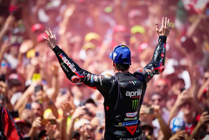 Aprilia Akhiri Dominasi Ducati di Mugello, Bezzecchi Ukir Sejarah di MotoGP Italia 2026