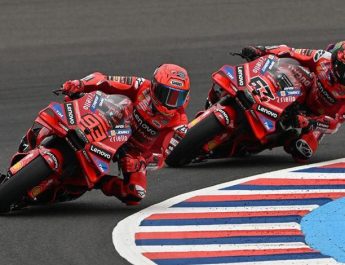 Hasil MotoGP Ceko : Duet Ducati Poidum 1-3, Ogura Makin Jos Finish Ke-2