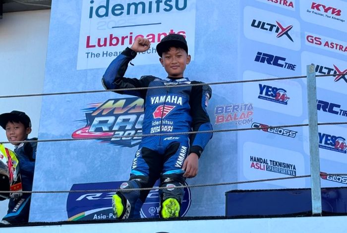 Debut Manis ! Aqsa Ariamada Sukses Podium Di Yamaha Sunday Race 2026 Mandalika