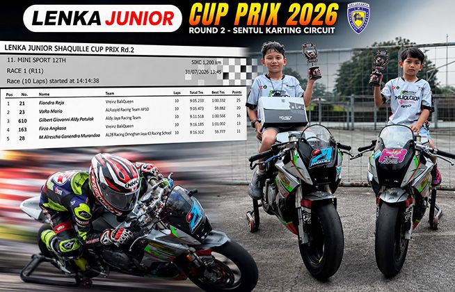 Fakta Potensi Duet Tim Bali Queen, Fiandra Reja ‘Jawara Mini Sport 12 Thn’ Lenka Junior Cup Prix 2026 Sentul, Adiknya Finish Ke-4