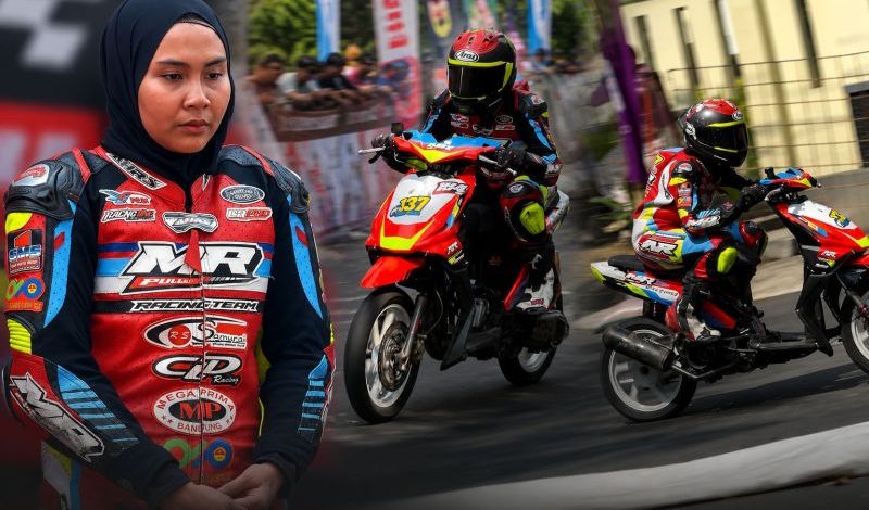 Pembalap Ayu dan Kalem Asal Klaten Jawara Balap Matik 130 cc Khusus Wanita di MR Pulley Road Race 2026 Ciamis