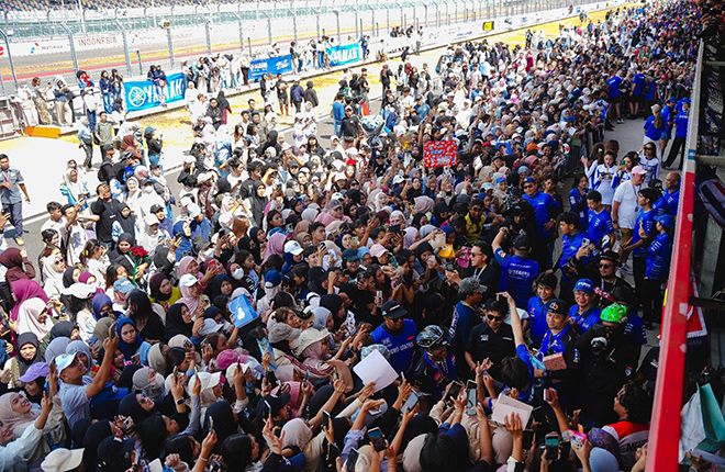 Rekor Hampir 300 Starter Yamaha Sunday Race 2026 Mandalika, Penonton Yang Hadir Membludak