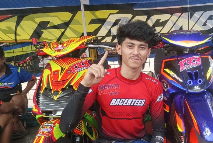 Damar Bolang Jawara Bebek Tiet Open Road Race Tangsel 2026