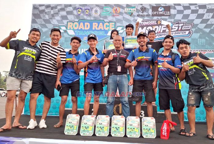 Bolang Borong Dua Gelar Juara Umum di Road Race Tangsel 2026, AGF Racing Garasi 177 X MS Family Berpesta