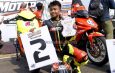 Fidel Lionel Tampil Apik, BBS Racing Team Amankan Podium Kedua MP4 Beginner Motoprix Subang