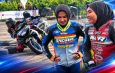 Sempat Jatuh Bareng, Duet Cewek Seksi Fisichella dan Eca Sabana Kalahkan Rider Cowok di YCR 2026 Padang