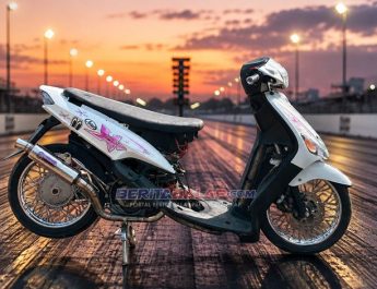 Matic 200cc Sunmory PRIVATER017 Y2Y Mulai Tunjukkan Progres di Dragbike Indramayu