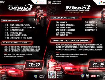 Mantap ! Pertamax Turbo Drag Fest 2026 Berhadiah Ratusan Juta Siap Digelar Akhir Pekan Ini Di Yogyakarta