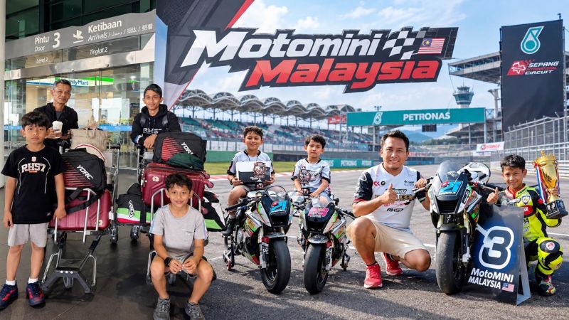 Duet Kakak-Adik Bali Queen Racing Team Fiandra-Firza Balap MotoMini Malaysia, Mentor Dedy Fermadi Ikut Kawal