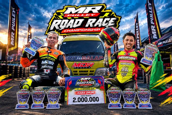 Dargantara MDR Racing Jaya Abadi Sapu Bersih OMR & Sabet JU Matic Pemula di MR Pulley Road Race Cirebon