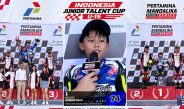 Kenzie Akbar ‘Paling Kecil Hingga Digendong’ Jawara Race 1 Indonesia Junior Talent Cup U-15 MRS 2026 Round 4