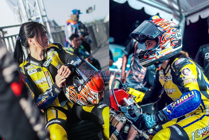 Dikawal Pells & WBM, Wiwi Mungil Siap Tampil All Out di Final Black Drag Bike 2026 Sentul
