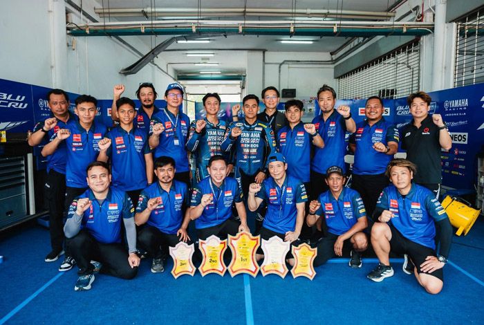 Yamaha Racing Indonesia Tampil Fantastis Dengan Meraih Dua Kemenangan Beruntun dan Podium di ARRC