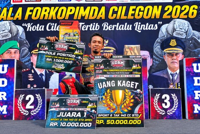 Sabet King of the King, Jafar Munir Gondol Rp 61 Juta di UDRM Independen Cup Race Cilegon