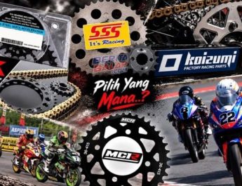 Perang Terbuka 4 Merek Sprocket/Gir di Balap Nasional 2026, Apa Saja ?
