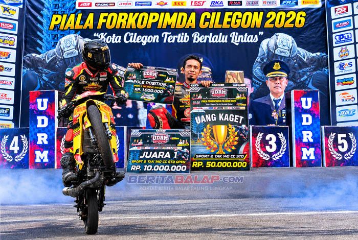 Jafar Munir Borong Juara dan Bonus Melimpah di UDRM Independen Cup Race 2026 Cilegon