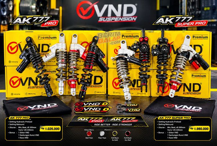 Hadir Sok Spesial VND Buat Mio-Beat-Vario! Bahan Almu Tempa Forged, Harga Juga Spesial!