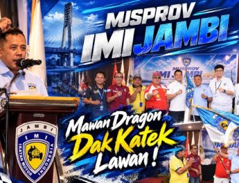 Mawan Dragon “Dak Katek Lawan” Menang Aklamasi ! Terpilih Ketum IMI Provinsi Jambi